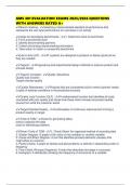 GMS 401 EVALUATION EXAMS 2025&sol;2026 QUESTIONS WITH ANSWERS RATED A&plus;