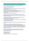 IACCP 2025&sol;2026 QUESTIONS WITH ANSWERS RATED A&plus;