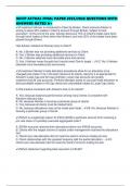 IACCP ACTUAL FINAL PAPER 2025&sol;2026 QUESTIONS WITH ANSWERS RATED A&plus;