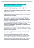 IACCP COMPREHENSIVE EXAM SHEET 2025&sol;2026 QUESTIONS WITH ANSWERS RATED A&plus;