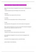 MGMT 309 Final &ndash; Wesner &vert;&vert; 100&percnt; Verified Answers&period;