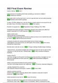382 Final Exam Review &lbrack;Latest 2025&sol;2026 Update&rsqb; Questions and Verified Answers 100&percnt; Correct Grade A&plus; with complete solution&period;