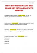 FLETC BOP MIDTERM EXAM 2025  BRAND NEW ACTUAL EXAM WITH  ANSWERS&period; 