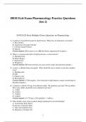 HESI Exit Exam Pharmacology Practice Questions &ndash; 80 Questions with Answers & Rationales