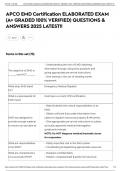 APCO EMD Certification ELABORATED EXAM &lpar;A&plus; GRADED 100&percnt; VERIFIED&rpar; QUESTIONS & ANSWERS 2025 LATEST&excl;&excl;APCO EMD Certification ELABORATED EXAM &lpar;A&plus; GRADED 100&percnt; VERIFIED&rpar; QUESTIONS & ANSWERS 2025 LATEST&excl;&excl;