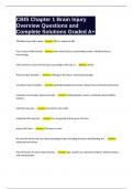 CBIS Exam Review Questions and Complete Solutions Graded A  Package Deal