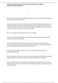 SANS 500 LATEST EXAM 2025 WITH ACTUAL QUESTIONS AND CORRECT ANSWERS&sol;ALREADY GRADED A&plus;