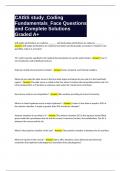 CAISS Exam Questions and Complete Solutions Graded A  Package Deal