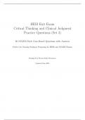 HESI Exit Exam Complete Bundle Actual Exam 2026&sol;2027 &ndash; Detailed Rationales &ndash; Pass Guaranteed &vert; 100&percnt; Verified &ndash; A&plus; Graded