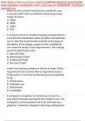 RAC Medical Devices Exam &lpar;2025&rpar; &vert;COMPREHENSIVE QUESTIONS AND VERIFIED ANSWERS &vert;100&percnt; ACCURATE ANSWERS &vert; ALREADY GRADED A&plus;
