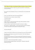 ALU 301 Chapter 6-UW Guide to Cardiac Diagnostic Testing Exam Questions and Answers Fully Solved 