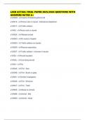 LASD ACTUAL FINAL PAPER 2025&sol;2026 QUESTIONS WITH ANSWERS RATED A&plus;