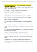 LASD CORE EXAMS TEST 2025&sol;2026 QUESTIONS WITH ANSWERS RATED A&plus;