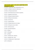 LASD EXAMS SCRIPT 2025&sol;2026 QUESTIONS WITH ANSWERS RATED A&plus;