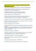 LASD PRACTICE EXAMS 2025&sol;2026 QUESTIONS WITH ANSWERS RATED A&plus;