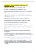 LASD STUDY EXAMS 2025&sol;2026 QUESTIONS WITH ANSWERS RATED A&plus;