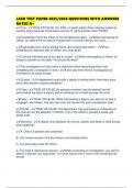 LASD TEST PAPER 2025&sol;2026 QUESTIONS WITH ANSWERS RATED A&plus;
