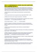NETA III COMPREHENSIVE EXAMS 2025&sol;2026 QUESTIONS WITH ANSWERS RATED A&plus;