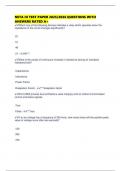 NETA III TEST PAPER 2025&sol;2026 QUESTIONS WITH ANSWERS RATED A&plus;