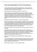 D333 PRE-ASSESSMENT ETHIC IN TECHNOLOGY