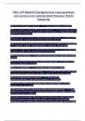 PHIL 347 Week 6 Checkpoint text exam questions and answers new solution 2025 American Public