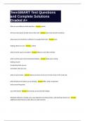 TeenSMART Test Questions and Complete Solutions Graded A&plus;