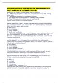 OCI FOUNDATIONS COMPREHENSIVE EXAMS 2025&sol;2026 QUESTIONS WITH ANSWERS RATED A&plus;
