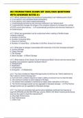 OCI FOUNDATIONS EXAMS SET 2025&sol;2026 QUESTIONS WITH ANSWERS RATED A&plus;