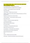 OCI FOUNDATIONS FINAL PAPER 2025&sol;2026 QUESTIONS WITH ANSWERS RATED A&plus;