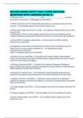 OIC&sol;RSO RANGE SAFETY FINAL PAPER 2025&sol;2026 QUESTIONS WITH ANSWERS RATED A&plus;