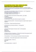 NC ADJUSTER ACTUAL FINAL PAPER 2025&sol;2026 QUESTIONS WITH ANSWERS RATED A&plus;