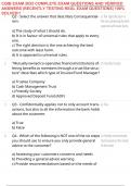 CQIB EXAM 2025 COMPLETE EXAM QUESTIONS AND VERIFIED ANSWERS &vert;RECENTLY TESTING REAL EXAM QUESTIONS&vert; 100&percnt; SOLVED&excl;&excl;