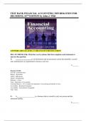 TEST BANK FOR Financial Accounting&colon; Information for Decisions 10th Edition by John J&period; Wild &comma; ISBN&colon; 9781260247879 &vert;All Chapters Verified&vert; Guide A&plus;