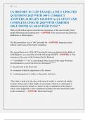 US HISTORY II CLEP EXAM&vert;&vert; LATELY UPDATED  QUESTIONS 2025 WITH 100&percnt; CORRECT  ANSWERS ALREADY GRADED A&plus;&vert;&vert; LATEST AND  COMPLETE UPDATE 2025 WITH VERIFIED  SOLUTIONS&vert;&vert; GUARANTEED PASS&excl;&excl;&excl;