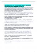 PADI ENRICHED AIR DIVER EXAMS SCRIPT 2025&sol;2026 QUESTIONS WITH ANSWERS RATED A&plus;