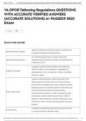 VA DPOR Tattooing Regulations QUESTIONS WITH ACCURATE VERIFIED ANSWERS &lpar;ACCURATE SOLUTIONS&rpar; A&plus; PASSED&excl;&excl; 2025 EXAM
