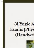 31 Yogic Asanas for Health & Exams &vert; Physical Education Notes &lpar;Handwritten & Illustrated&rpar;