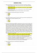 Genomics Final Exam &ndash; Psychopharmacology for the Psychiatric-Mental Health Nurse Practitioner &lpar;2024&rpar; &vert; Verified Questions & Answers