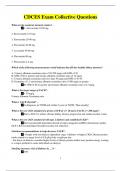 CDCES Exam Collective Questions