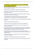 SC PROPERTY MANAGEMENT 2025&sol;2026 QUESTIONS WITH ANSWERS RATED A&plus;