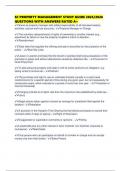SC PROPERTY MANAGEMENT STUDY GUIDE 2025&sol;2026 QUESTIONS WITH ANSWERS RATED A&plus;