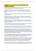 SEM580 TEST PAPER 2025&sol;2026 QUESTIONS WITH ANSWERS RATED A&plus;