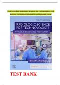 Test Bank for Radiologic Science for Technologist 12 ed 