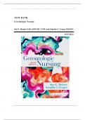 Test Bank for Gerontologic Nursing&comma; 6th Edition by Sue E&period; Meiner Jennifer J&period; Yeager All Chapters 1-29 Fully Covered Complete Guide A&plus; ISBN&colon;9780323848381 &vert;&vert;NEWEST VERSION&vert;&vert;&period;