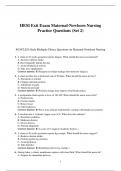 HESI Exit Exam Maternal-Newborn Nursing Practice Questions &ndash; 80 Questions with Answers & Rationales