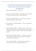 DCF 40 HOURS CHILD CARE &lpar;HSAN&rpar; HEALTH&comma; SAFETY&comma; AND NUTRITION WITH CORRECT ANSWERS 2025