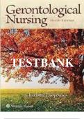 Test Bank For Gerontological Nursing 9th Edition Eliopoulos&comma;ISBN&semi; 9780060000387 All Chapters Covered&period;&vert;&vert;COMPLETE GUIDE A&plus;&vert;&vert;Latest Update&period;