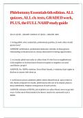 Phlebotomy Essentials 6th edition&period; ALL quizzes&comma; ALL ch&period; tests&comma; GRADED work&comma; PLUS&comma; the FULL NAHP study guide 