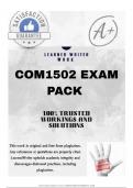 COM1502  LATEST EXAM PACK 2025 &lbrace;DETAILED QUESTIONS AND ANSWERS&rcub;
