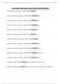 ACUPUNCTURE EXAM QUESTIONS AND ANSWERS